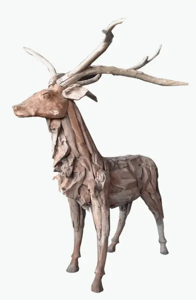 Product image 12 of the product “Standing Deer, the horns can be removed. About 120cm length and 140cm height . ”
